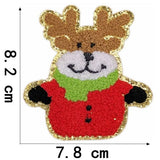 Ironing On Christmas Santa Claus Towel Embroidery Patches For Clothes