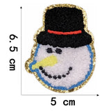 Ironing On Christmas Santa Claus Towel Embroidery Patches For Clothes