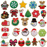 Ironing On Christmas Santa Claus Towel Embroidery Patches For Clothes