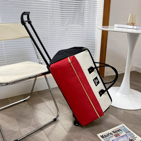 Luggage Travel Bags Travel Bags with Wheels Trolley Bag Hand Trolley