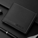 Men New Minimalist Wallet Ultra thin PU Leather Multi slot Newly