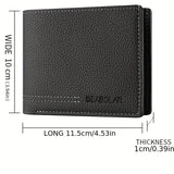 Men New Minimalist Wallet Ultra thin PU Leather Multi slot Newly