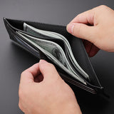 Men New Minimalist Wallet Ultra thin PU Leather Multi slot Newly