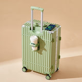 Multifunctional Luggage Aluminum Frame Trolley Case Universal Wheel