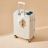 Multifunctional Luggage Aluminum Frame Trolley Case Universal Wheel