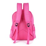 Gibberkids Child's Pugs Dog Cartoon Cute School Backpack Bookbag Boys/Girls For 4-15 Years Old Pink