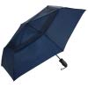 ShedRain Umbrellas Windjammer Vented Auto Open Auto Close Folding Umbrella (Navy Blue)