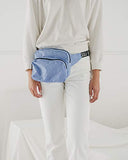 BAGGU Fanny Pack, Fashion Forward and Easy to Carry, Cornflower