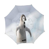 Reverse Umbrella Penguin Reaching Out Windproof Double Layer Inverted Umbrella Anti-UV Protection