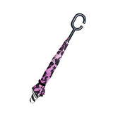 Reverse Umbrella Pink Leopard Windproof Anti-UV for Car Outdoor Use