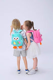 Cute Kids Toddler Backpack Plush Toy Animal Cartoon Children Bag for 1~5 Years Baby (Owl_Blue)