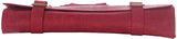 M'Cuero genuine Leather Red shoulder Maroon Bags Sling chef's roll knife roll