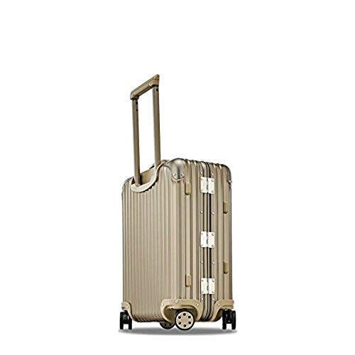 Rimowa Topas Titanium Carry on Luggage IATA 21 Inch Multiwheel 32L Suitcase  - Champagne