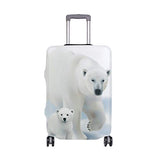 GIOVANIOR Polar Bear Luggage Cover Suitcase Protector Carry On Covers