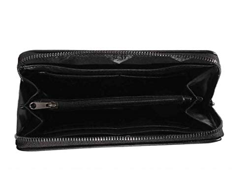 Tommy Hilfiger Mercedes Benz Small Leather Wallet, Black, Black