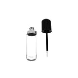 Kloud City Pack of 5 In 0.27 Oz Empty Refill Clear Plastic Lip Gloss Tube Bottle Cosmetic DIY