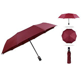 MMTC Stylish Automatic Folding Travel Umbrella, 10 Ribs Auto Open and Close, Windproof Umbrella for