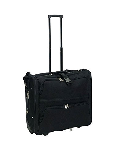WallyBags  45” Deluxe Extra Capacity Travel Garment Bag with Two Accessory  Pockets