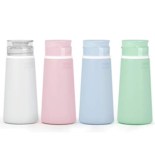 Leak Proof Travel Bottle Set (6 Pack), TSA Approved Airline Carry - On with  Clear Bags for Women