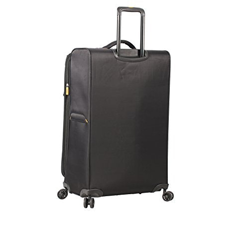 LUCAS Designer Luggage Collection - Expandable 28 Inch Softside Bag -  Durable Large Ultra Lightweight Checked Suitcase with 8-Rolling Spinner  Wheels