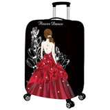 3D Wedding Dress Elasticity Luggage sets Suitcase dust cover Suitable for 18-32 inches Trolley