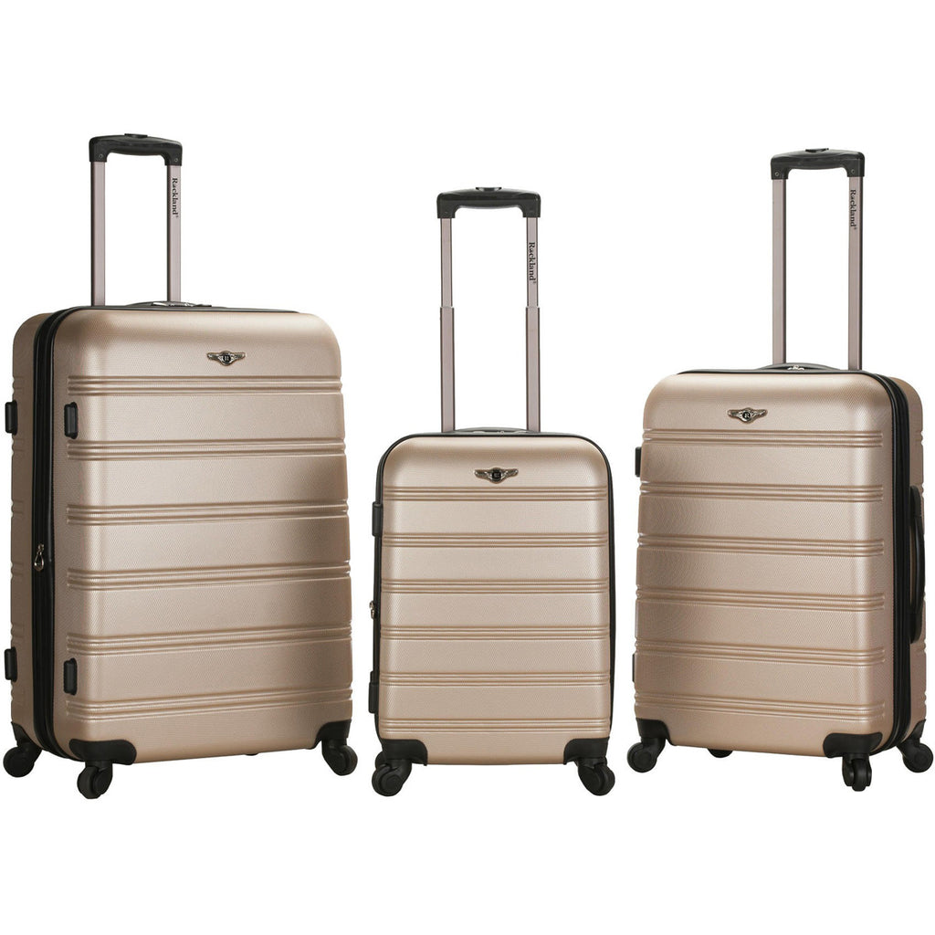 Rockland Luggage Carnival 3 Piece Hardside Spinner Luggage Set