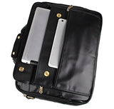 Crossbody Bag, Berchirly Genuine Leather Tote Briefcase Shoulder Laptop Bag