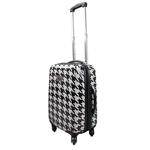 Chariot Travelware Chariot Houndstood 20-inch Hardside Lightweight Expandable Spinner Upright