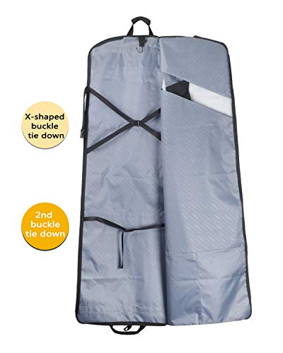 49 Inch Garment Bag for Travel Hanging Suit Bags Foldable Suit