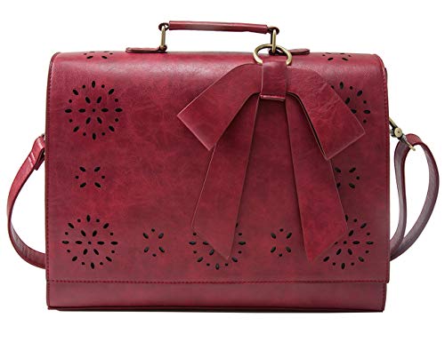 Shop ECOSUSI Ladies PU Leather Laptop Bag Bri Luggage Factory