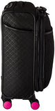 Vera Bradley Iconic Small Spinner Suitcase, Microfiber, Classic Black