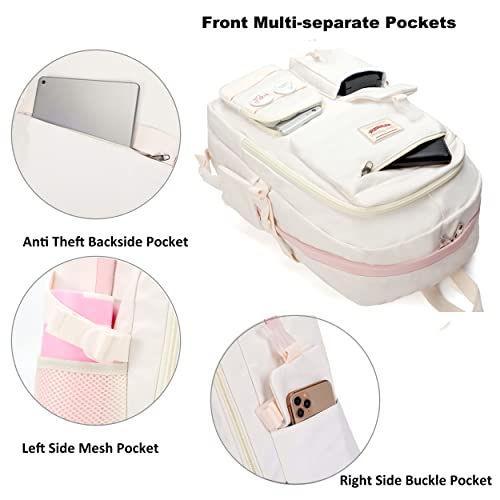 Laptop Backpack, School Bags With Multi Pockets For Teenage Girls