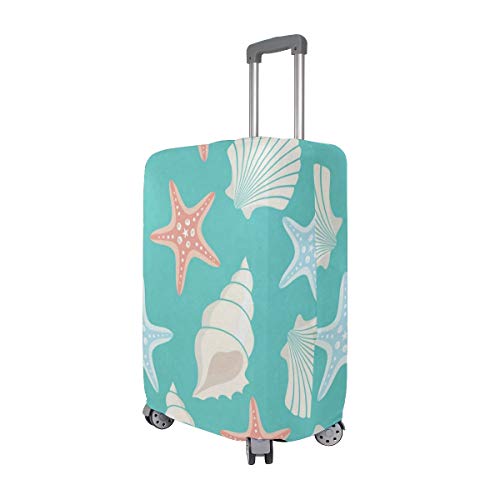 Suitcase Cover Seashells And Starfish Luggage Cover Travel Case Bag ...