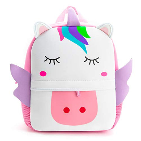 Nice Choice Toddler Backpack Large-Size Unicorn Animal Cartoon Pre-School Backpack Daycare Bag For Girl Boy 3-6 Years, Unicorn