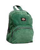 Dickies Corduroy Mini Backpack Green Solid & Knit Cap Bundle