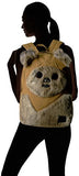 Loungefly Star Wars Ewok Back pack, Brown, One Size