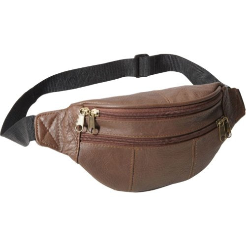 AmeriLeather Slim Leather Crossbody Bag