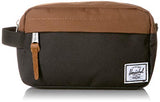 Herschel Chapter Toiletry Kit, Black/Saddle Brown, Classic 5L