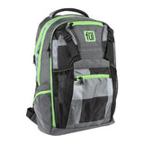 Ful Troubleshooter Laptop Backpack, Fits up to 17-Inch Laptop, Grey/Green