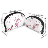 Makeup Bag Cupid Bbow Handy Shell Cosmetic Bags Set Case For Women,Girls 2 Piece