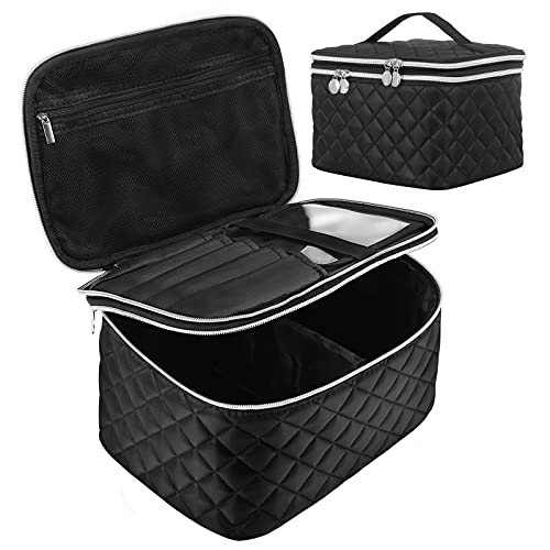 Large Capacity Travel Cosmetic Bag - Portable Makeup Bags for
