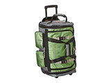 Athalon 22" 15 Pocket Wheeling Duffel Carry On Bag, Green. 521-Green Grass