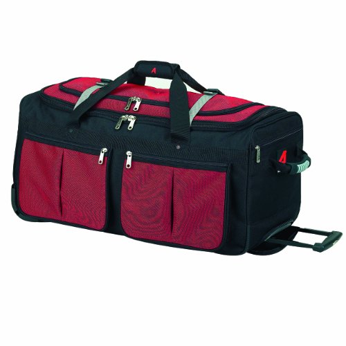 Athalon Luggage 22 Inch 15 Pocket Duffel Red One Size