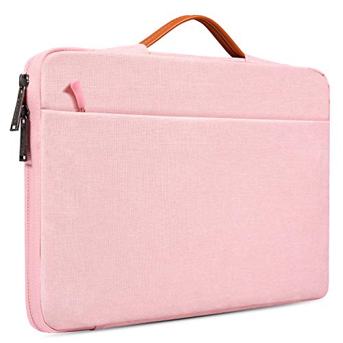 Inch Waterpoof Laptop Briefcase Bag for Girls Women Acer Chromebook  15Aspire E 15Aspire 3 5 MSI GV62 GS65 HP ENVY x360 15 Lenovo Dell Inspiron  15 Laptop Bag Pink 