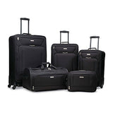 American Tourister Fieldbrook Xlt 5Pc Set (Bb/Wh Dfl/21/25 Upr/29 Spn), Black