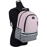 Fuel Ultimate Girls Concept Backpack, Rose Sand/Nautical Strip/Iridescent trim