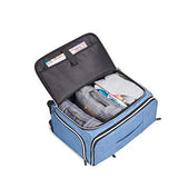 Biaggi Luggage Lift Off Expandable Carry-on to Check In, Denim Blue