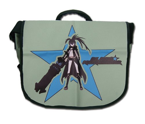 Great Eastern Entertainment Rock Shooter Star Messenger Bag, Black