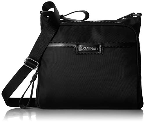 Shop Calvin Klein Unisex Nylon Street Style Plain Crossbody Bag