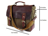 Messenger Bag for Men and Women | Shoulder Bag with Multiple Compartments Zippered Pockets School